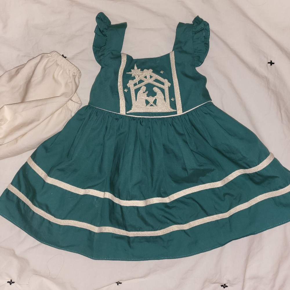 RicRac & Ruffles Christmas Dress